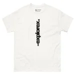 Maglietta classica uomo con logo verticale