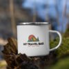 Tazza smaltata con logo My Travel Bag