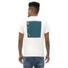 mens-classic-tee-white-back-6546678eca8cf.jpg Maglietta classica uomo con stampa cartografica città di Lecce sul retro