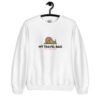 unisex-crew-neck-sweatshirt-white-front-654e64fedbe53.jpg Felpa unisex morbida e robusta con logo My Travel Bag