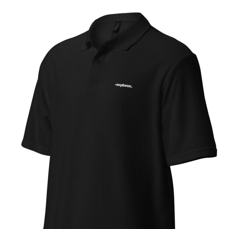 Maglietta Polo pique unisex con logo ricamato -explorex.