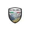 Adesivo Colle dell'Agnello 10x10cm – Sticker in Vinile Resistente per Amanti delle Montagne e delle Avventure