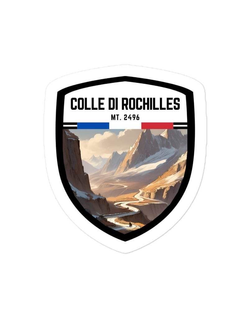 Adesivo Passo dell'Albula 10x10 cm - Sticker da Viaggio Ricordo per Motociclisti e Viaggiatori