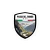 Adesivo Passo del Rombo 10x10 cm – Sticker in Vinile Resistente per Motociclisti e Amanti delle Alpi