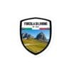 Adesivo Forcola di Livigno 10x10 cm - Sticker da Viaggio Ricordo per Motociclisti e Viaggiatori