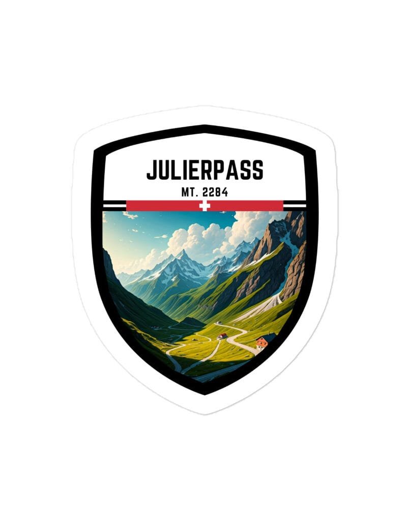 Adesivo Passo Manghen 10x10 cm - Sticker da Viaggio Ricordo per Motociclisti e Viaggiatori
