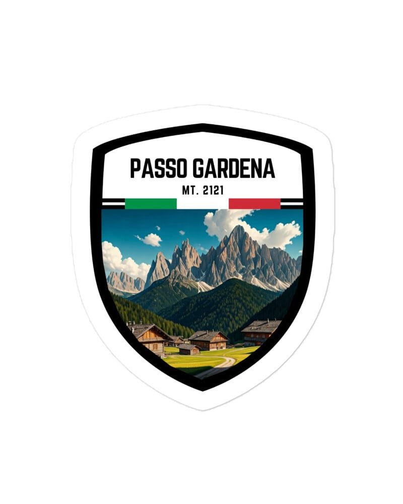 Adesivo Passo del San Bernardino 10x10 cm - Sticker da Viaggio Ricordo per Motociclisti e Viaggiatori