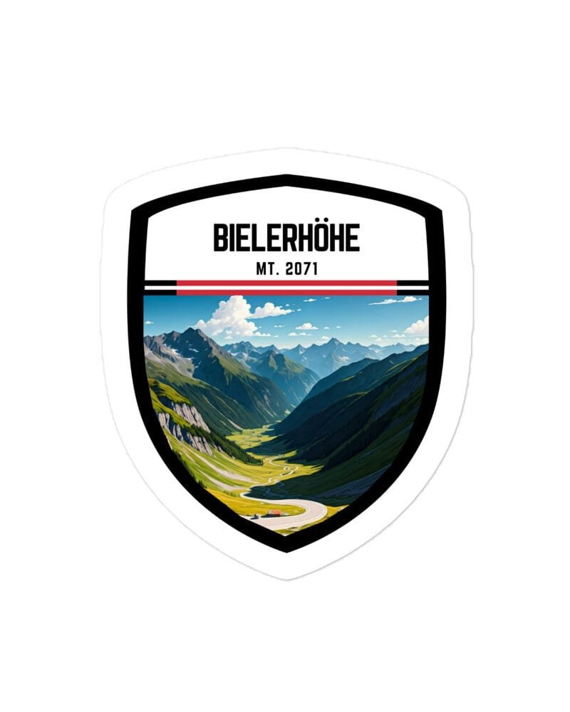 Adesivo Passo di Vivione 10x10 cm - Sticker da Viaggio Ricordo per Motociclisti e Viaggiatori