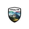 Adesivo Passo delle Erbe 10x10 cm - Sticker da Viaggio Ricordo per Motociclisti e Viaggiatori
