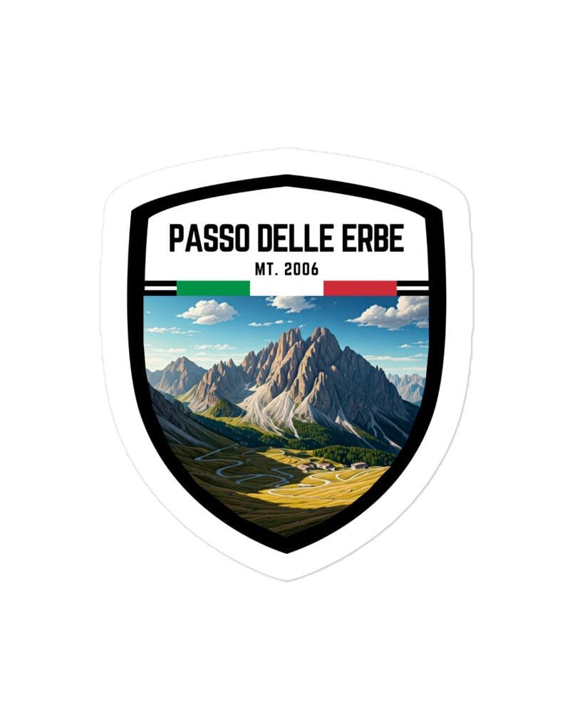 Adesivo Passo di Vivione 10x10 cm - Sticker da Viaggio Ricordo per Motociclisti e Viaggiatori