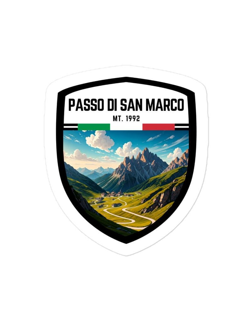 Adesivo Passo di Vivione 10x10 cm - Sticker da Viaggio Ricordo per Motociclisti e Viaggiatori