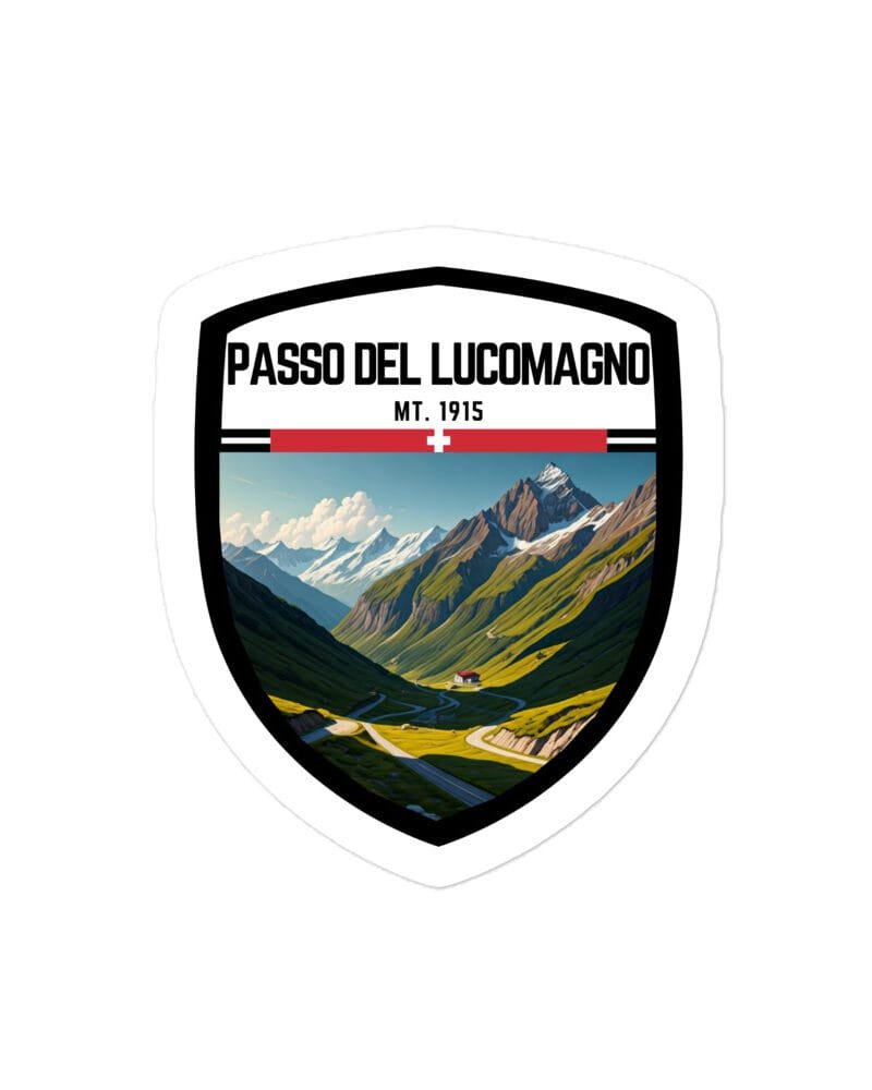 Adesivo Passo di Vivione 10x10 cm - Sticker da Viaggio Ricordo per Motociclisti e Viaggiatori