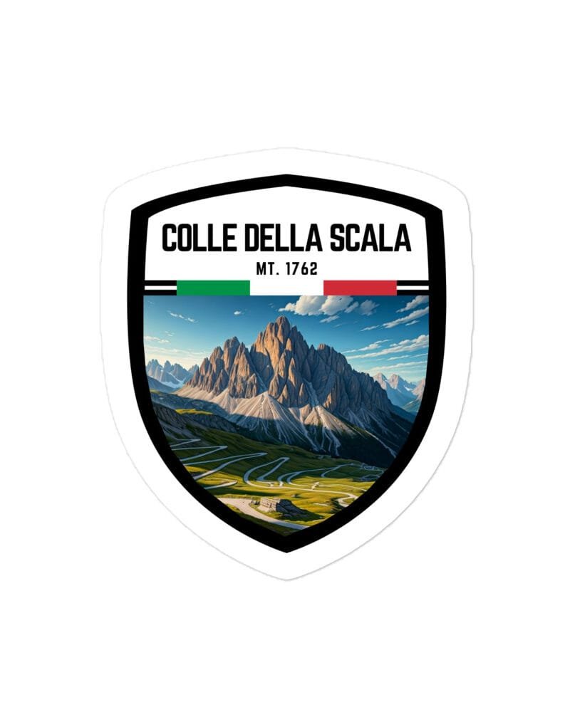 Adesivo Colle di Casotto 10x10 cm - Sticker da Viaggio Ricordo per Motociclisti e Viaggiatori