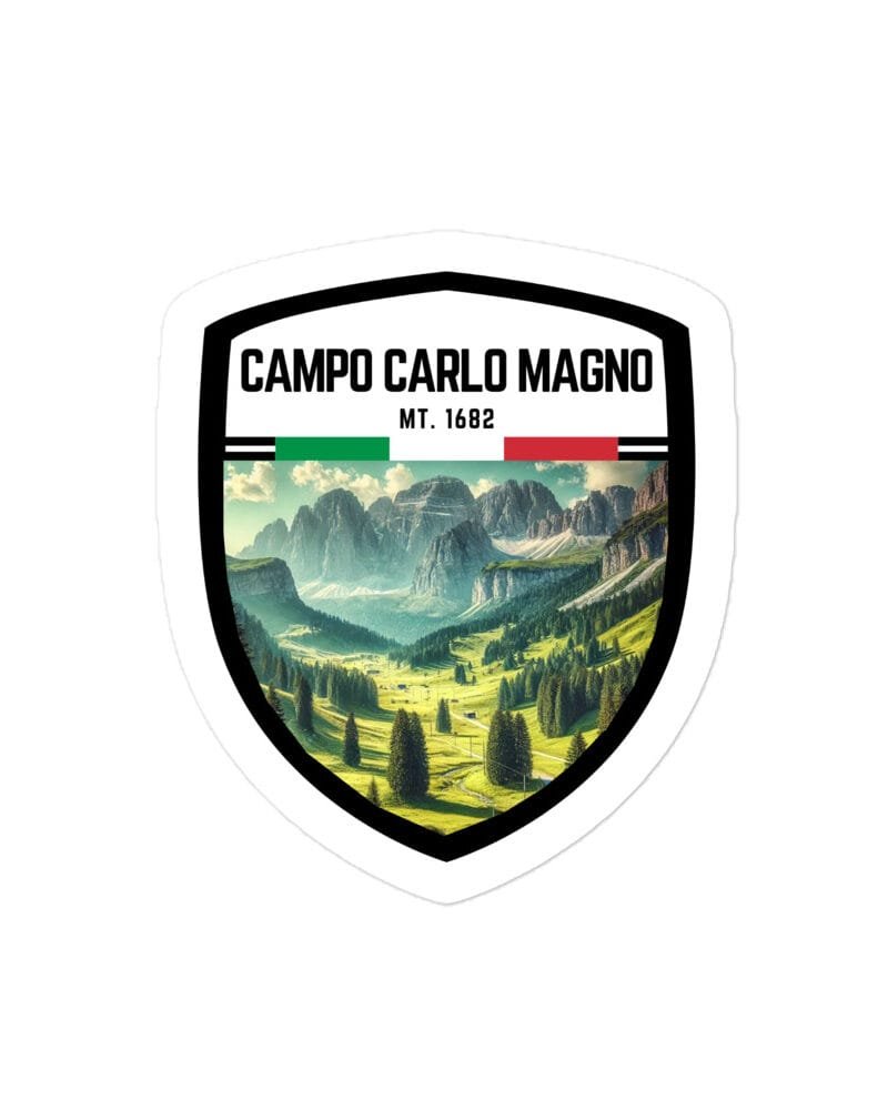 Adesivo Colle della Bonette 10x10cm – Sticker in Vinile Resistente per gli Amanti delle Montagne e delle Avventure