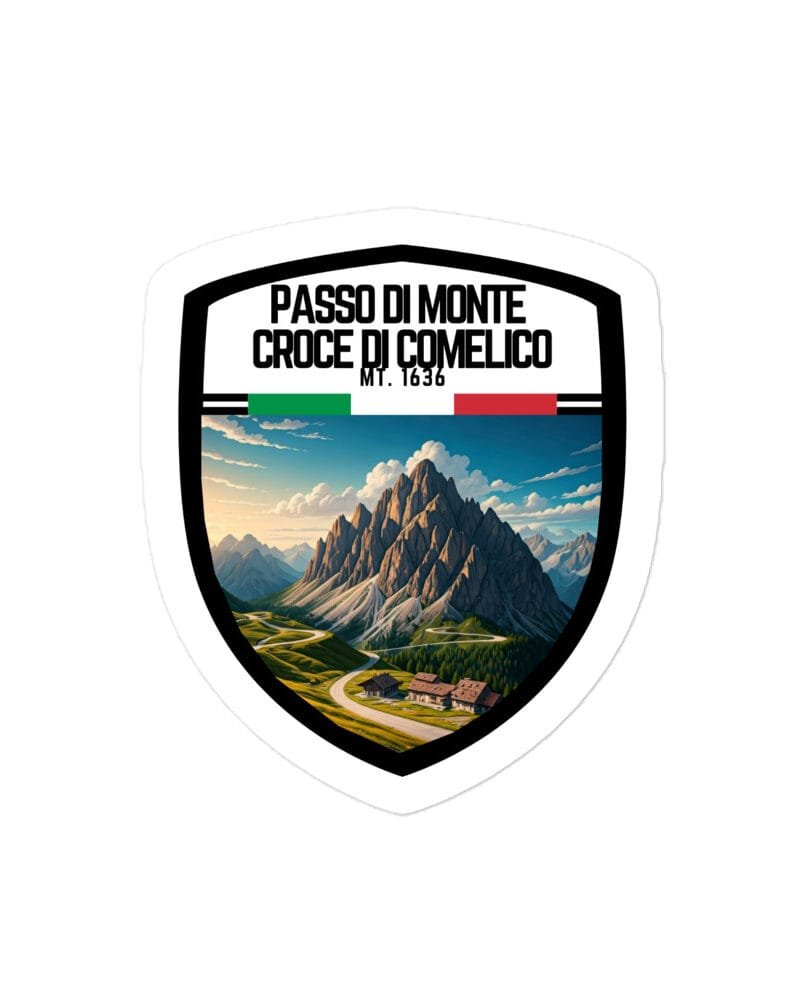 Adesivo Colle di Casotto 10x10 cm - Sticker da Viaggio Ricordo per Motociclisti e Viaggiatori