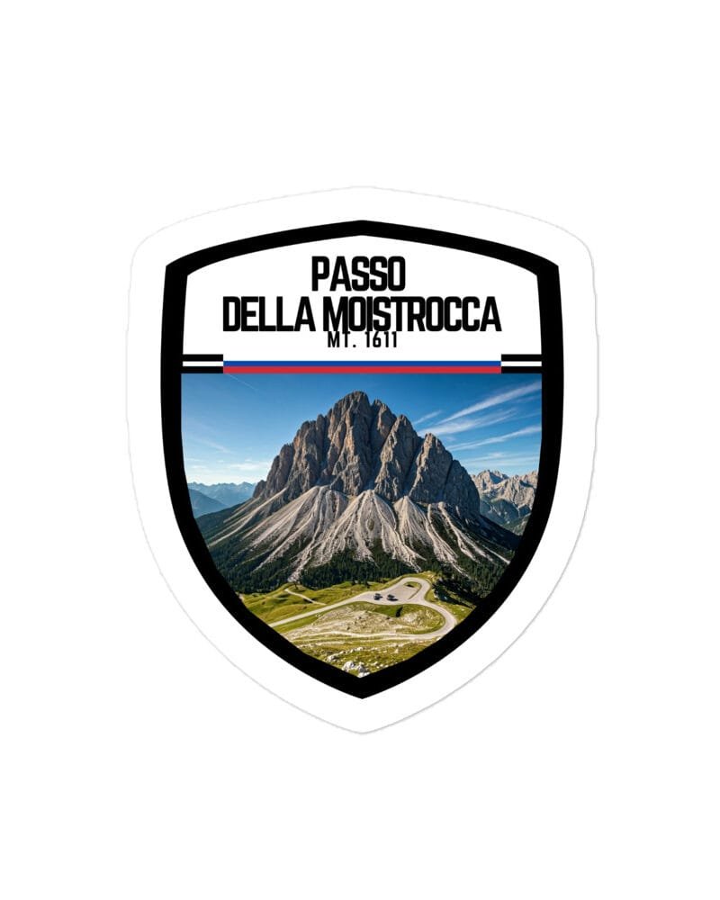 Adesivo Colle di Casotto 10x10 cm - Sticker da Viaggio Ricordo per Motociclisti e Viaggiatori