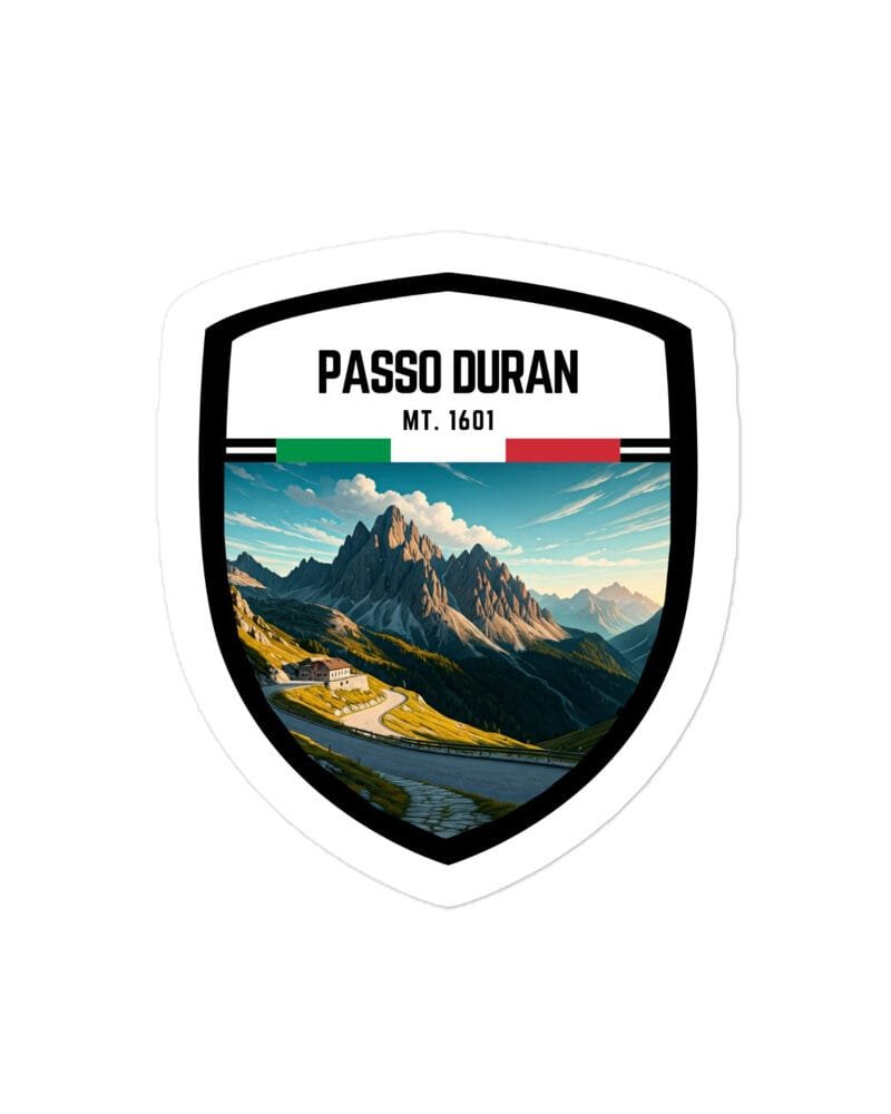 Adesivo Colle di Casotto 10x10 cm - Sticker da Viaggio Ricordo per Motociclisti e Viaggiatori