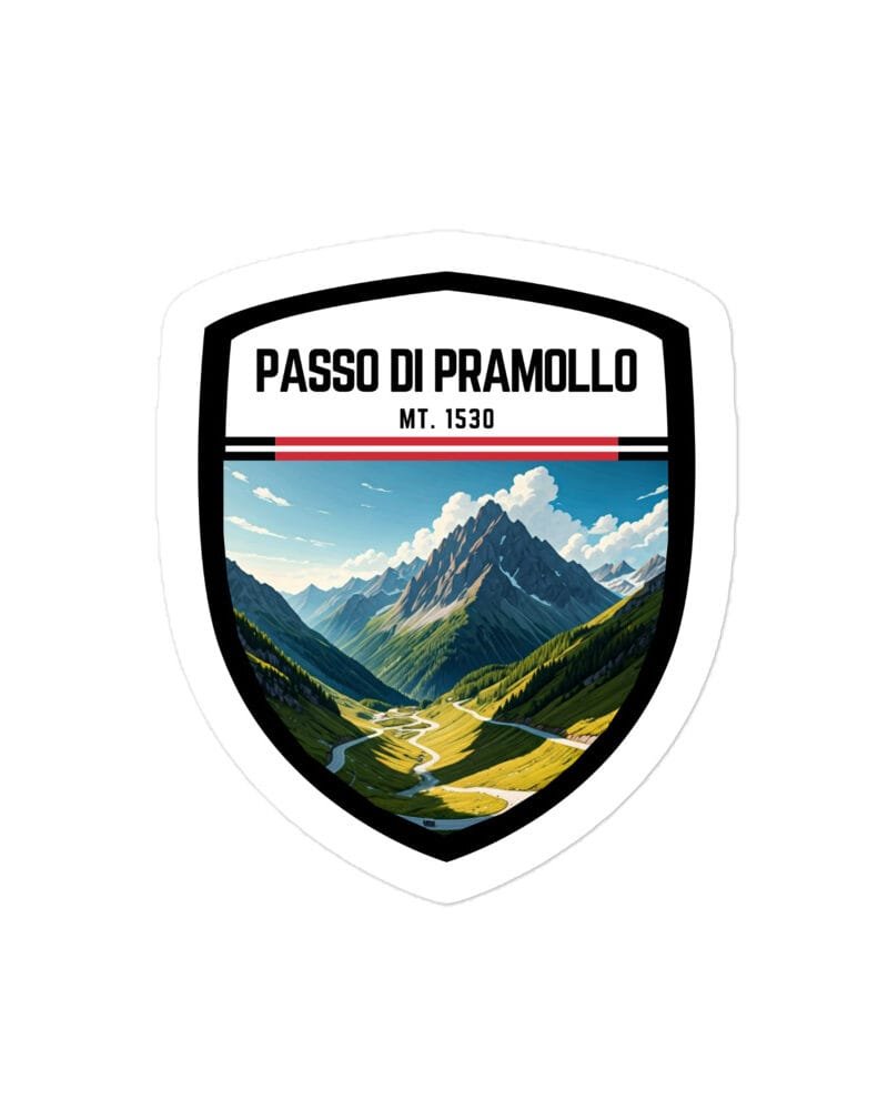 Adesivo Colle di Casotto 10x10 cm - Sticker da Viaggio Ricordo per Motociclisti e Viaggiatori