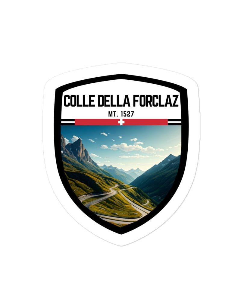 Adesivo Colle di Casotto 10x10 cm - Sticker da Viaggio Ricordo per Motociclisti e Viaggiatori