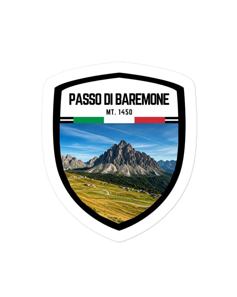 Adesivo Colle di Casotto 10x10 cm - Sticker da Viaggio Ricordo per Motociclisti e Viaggiatori
