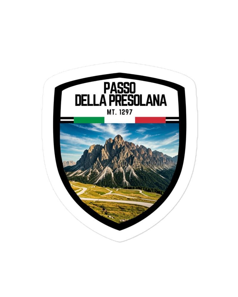 Adesivo Valico di Coccau 10x10 cm - Sticker da Viaggio Ricordo per Motociclisti e Viaggiatori