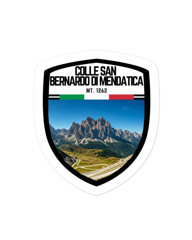 Adesivo Valico di Coccau 10x10 cm - Sticker da Viaggio Ricordo per Motociclisti e Viaggiatori