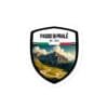 Adesivo Passo di Pralè 10x10 cm - Sticker da Viaggio Ricordo per Motociclisti e Viaggiatori