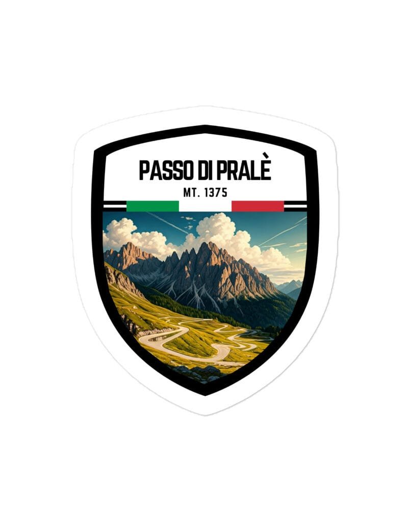 Adesivo Valico di Coccau 10x10 cm - Sticker da Viaggio Ricordo per Motociclisti e Viaggiatori