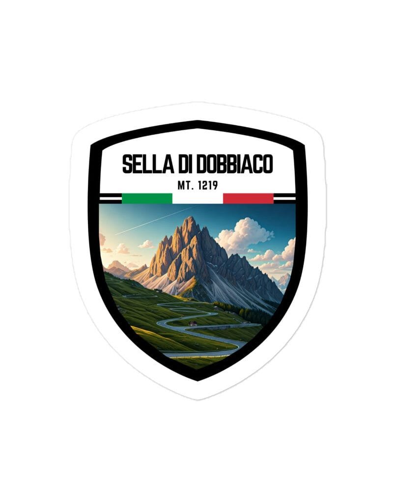 Adesivo Valico di Coccau 10x10 cm - Sticker da Viaggio Ricordo per Motociclisti e Viaggiatori