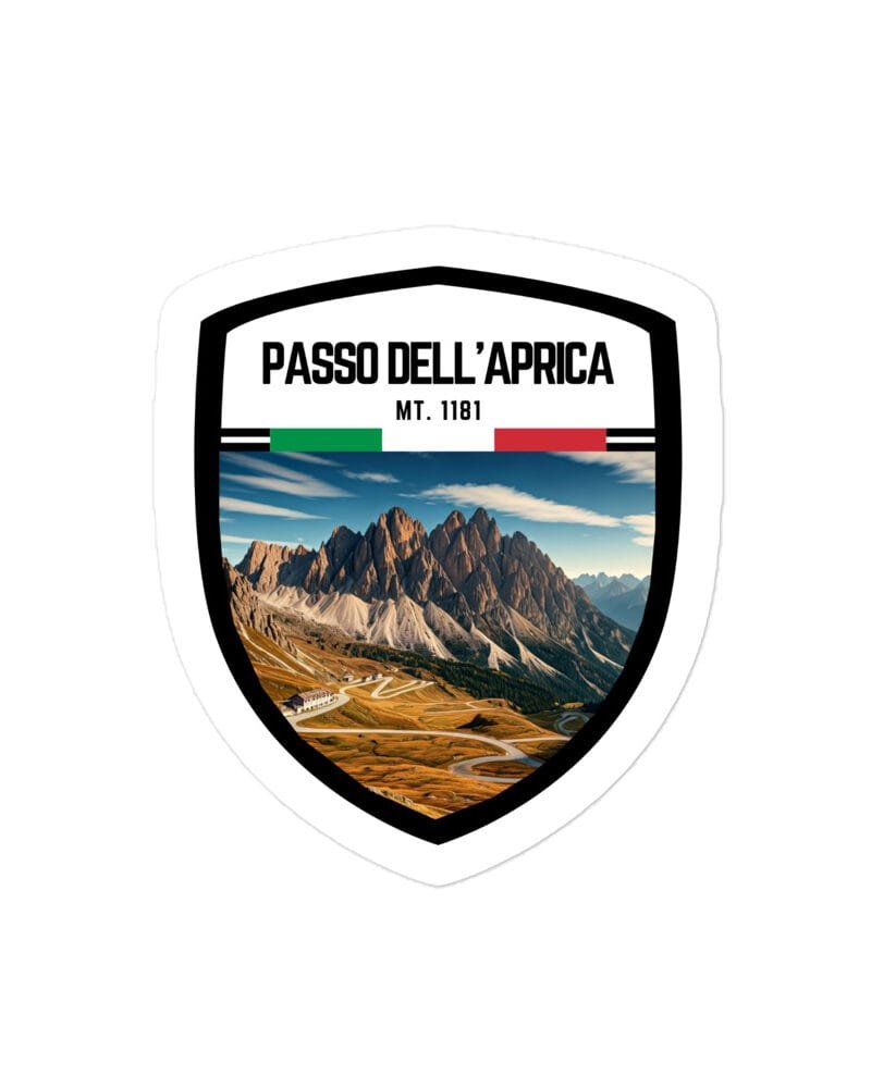 Adesivo Valico di Coccau 10x10 cm - Sticker da Viaggio Ricordo per Motociclisti e Viaggiatori