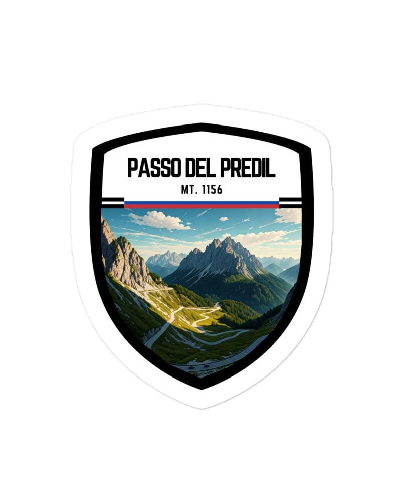 Adesivo Valico di Coccau 10x10 cm - Sticker da Viaggio Ricordo per Motociclisti e Viaggiatori
