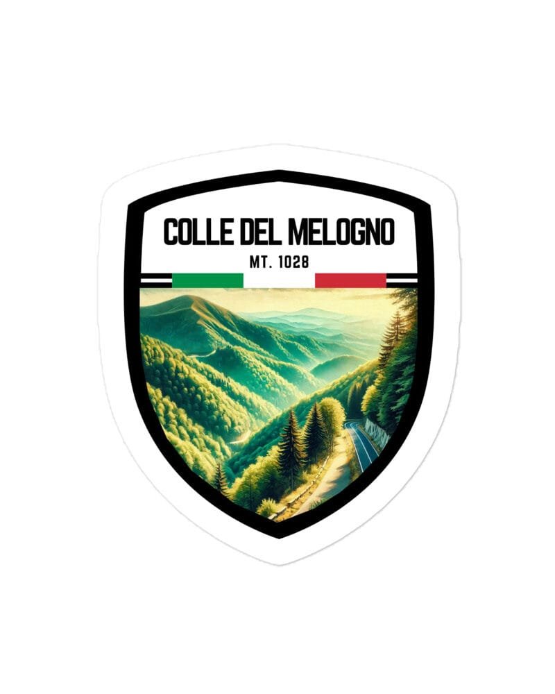 Adesivo Colle della Bonette 10x10cm – Sticker in Vinile Resistente per gli Amanti delle Montagne e delle Avventure