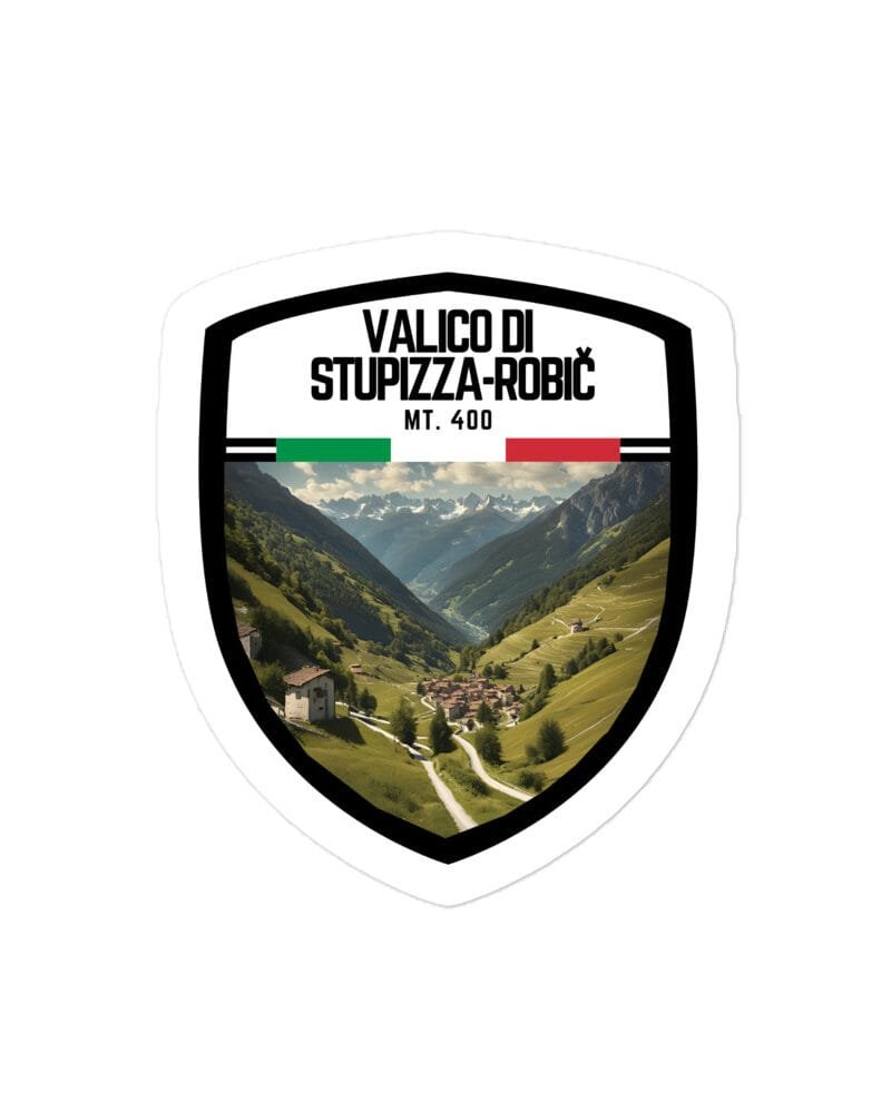 Adesivo Passo Gardena 10x10 cm - Sticker da Viaggio Ricordo per Motociclisti e Viaggiatori