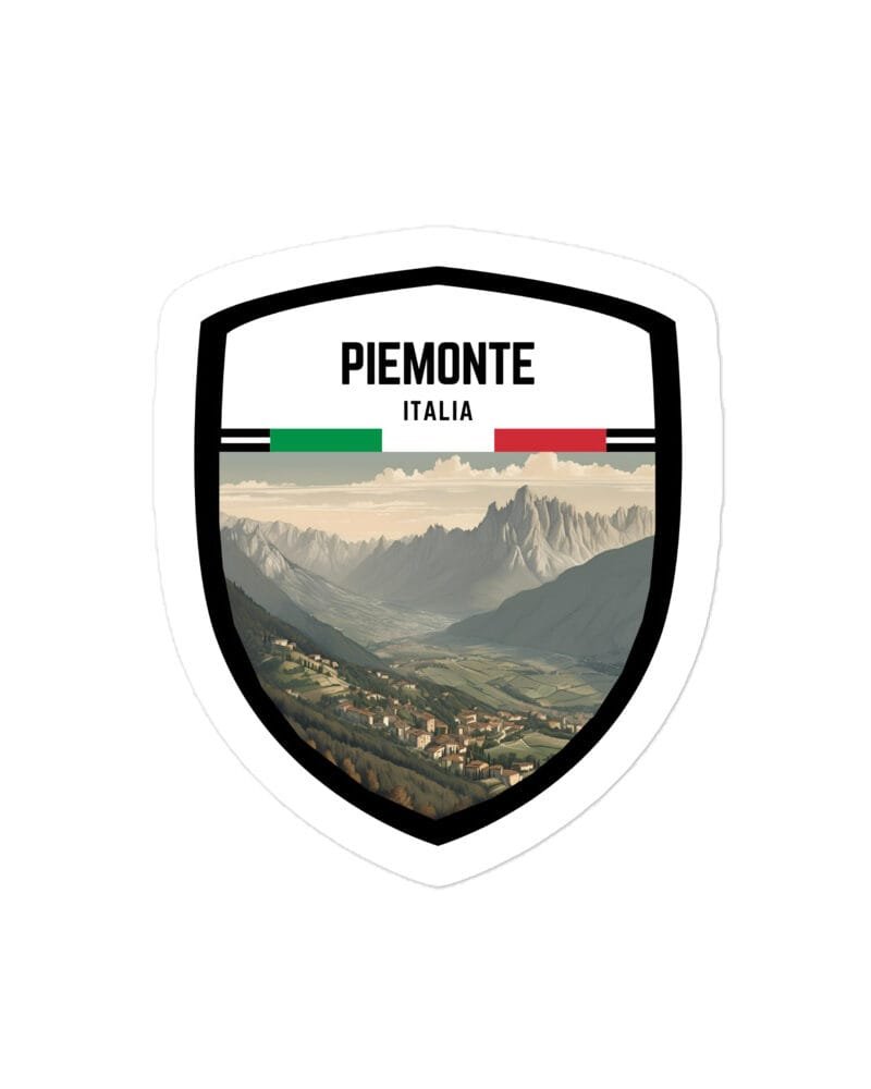 Adesivo Regione Valle d'Aosta - Sticker da Viaggio Ricordo per Motociclisti e Viaggiatori