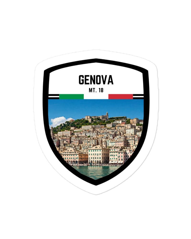 Adesivo Costa dei Trabocchi 10x10cm – Sticker in Vinile Resistente con Applicazione Senza Bolle | Ricordo Perfetto per Viaggiatori e Amanti del Mare
