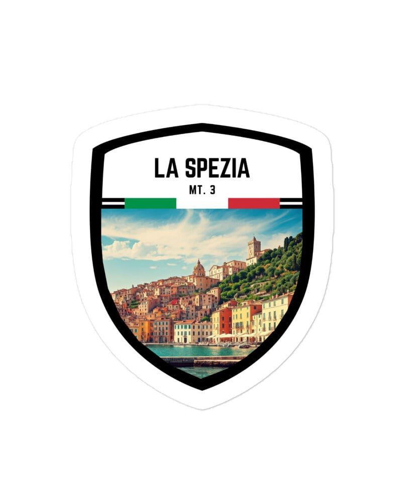 Adesivo La Spezia – Sticker da Viaggio Ricordo per Motociclisti e Viaggiatori