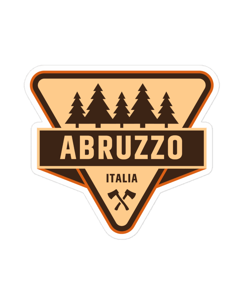 Adesivo in vinile Regione Abruzzo – Modello Bosco